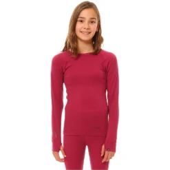 XTM Merino Kids Thermal Top -Roxy Ski Store xtm merino kids thermal top 2019 burgundy 1