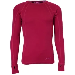 XTM Merino Kids Thermal Top -Roxy Ski Store xtm merino kids thermal top 2019 burgundy 2