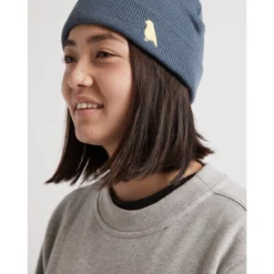 Bird Beanie -Roxy Ski Store yuki threads bird beanie 2021 vintage indigo 2